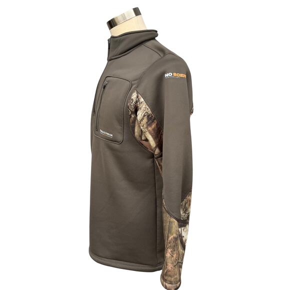 Field & Stream Men’s M Camouflage 1/4-Zip Mock Neck Pullover Jacket - Picture 4 of 10